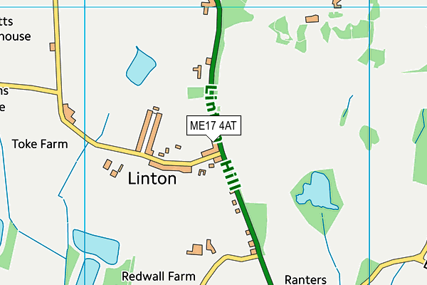 ME17 4AT map - OS VectorMap District (Ordnance Survey) ME17 4AT map - OS VectorMap District (Ordnance Survey)
