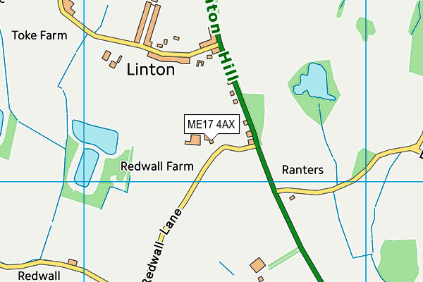 ME17 4AX map - OS VectorMap District (Ordnance Survey) ME17 4AX map - OS VectorMap District (Ordnance Survey)
