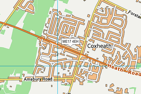 ME17 4EH map - OS VectorMap District (Ordnance Survey)