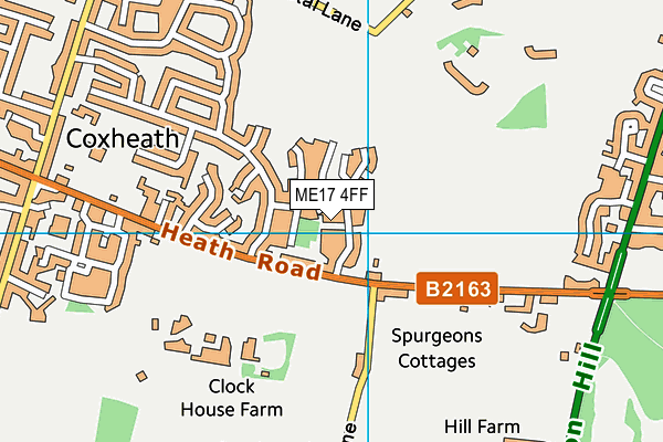 ME17 4FF map - OS VectorMap District (Ordnance Survey) ME17 4FF map - OS VectorMap District (Ordnance Survey)