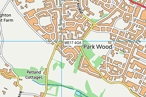 ME17 4GA map - OS VectorMap District (Ordnance Survey) ME17 4GA map - OS VectorMap District (Ordnance Survey)