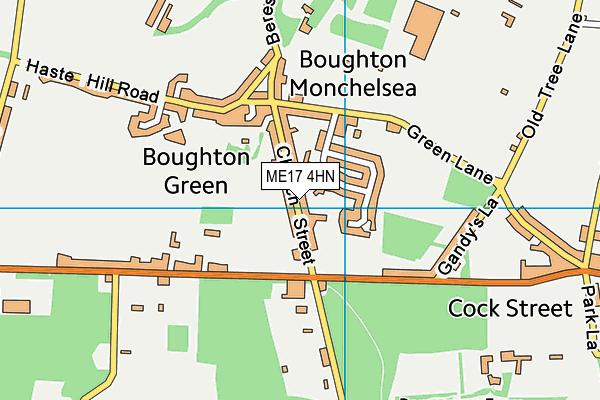 ME17 4HN map - OS VectorMap District (Ordnance Survey) ME17 4HN map - OS VectorMap District (Ordnance Survey)