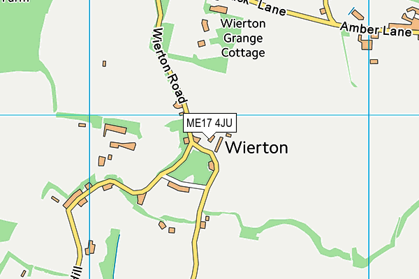ME17 4JU map - OS VectorMap District (Ordnance Survey) ME17 4JU map - OS VectorMap District (Ordnance Survey)