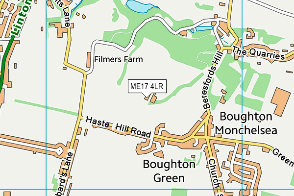 ME17 4LR map - OS VectorMap District (Ordnance Survey) ME17 4LR map - OS VectorMap District (Ordnance Survey)
