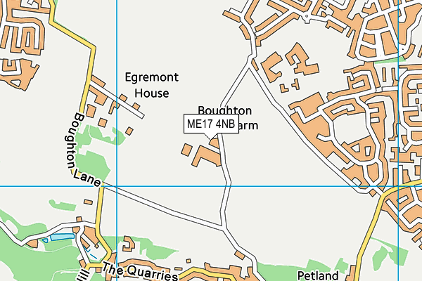 ME17 4NB map - OS VectorMap District (Ordnance Survey) ME17 4NB map - OS VectorMap District (Ordnance Survey)