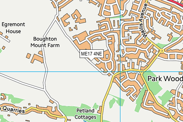 ME17 4NE map - OS VectorMap District (Ordnance Survey) ME17 4NE map - OS VectorMap District (Ordnance Survey)