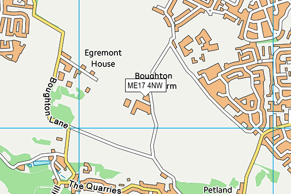 ME17 4NW map - OS VectorMap District (Ordnance Survey) ME17 4NW map - OS VectorMap District (Ordnance Survey)