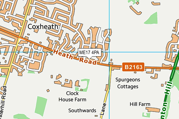 ME17 4PA map - OS VectorMap District (Ordnance Survey) ME17 4PA map - OS VectorMap District (Ordnance Survey)