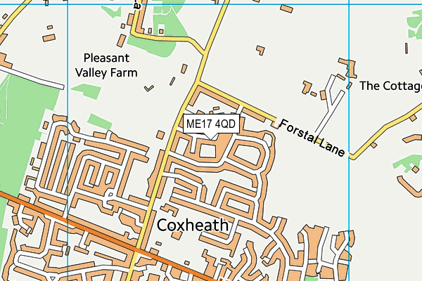 ME17 4QD map - OS VectorMap District (Ordnance Survey) ME17 4QD map - OS VectorMap District (Ordnance Survey)
