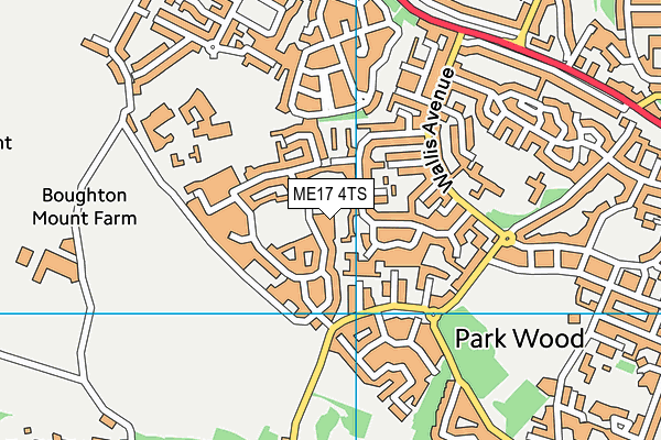 ME17 4TS map - OS VectorMap District (Ordnance Survey) ME17 4TS map - OS VectorMap District (Ordnance Survey)