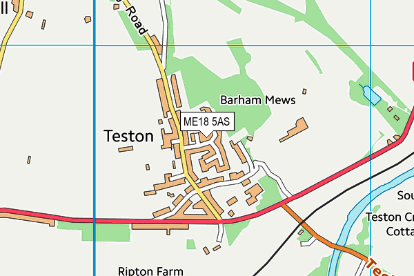 ME18 5AS map - OS VectorMap District (Ordnance Survey) ME18 5AS map - OS VectorMap District (Ordnance Survey)