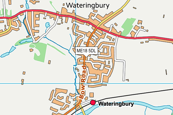 ME18 5DL map - OS VectorMap District (Ordnance Survey) ME18 5DL map - OS VectorMap District (Ordnance Survey)
