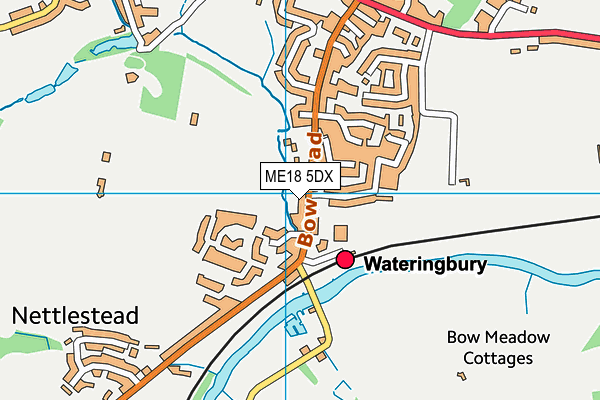 ME18 5DX map - OS VectorMap District (Ordnance Survey) ME18 5DX map - OS VectorMap District (Ordnance Survey)