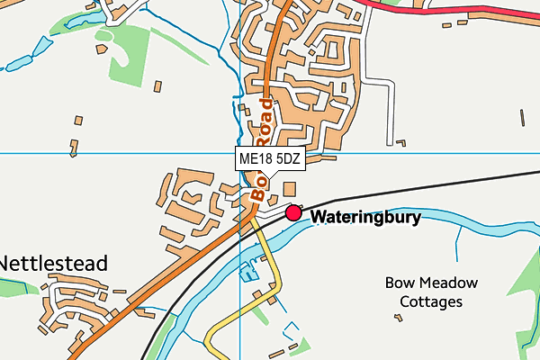 ME18 5DZ map - OS VectorMap District (Ordnance Survey) ME18 5DZ map - OS VectorMap District (Ordnance Survey)