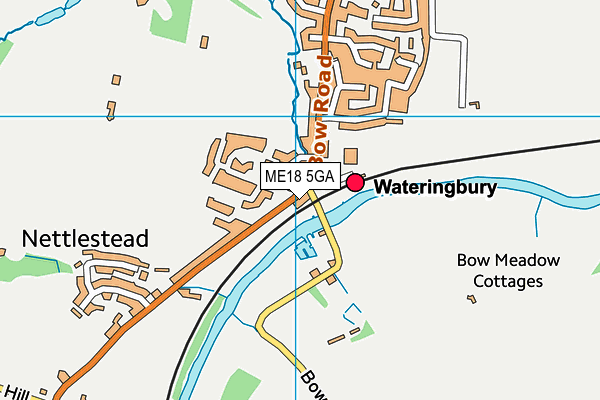 ME18 5GA map - OS VectorMap District (Ordnance Survey) ME18 5GA map - OS VectorMap District (Ordnance Survey)