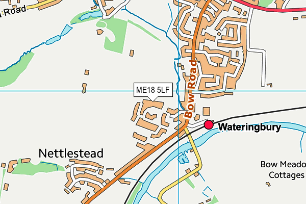 ME18 5LF map - OS VectorMap District (Ordnance Survey) ME18 5LF map - OS VectorMap District (Ordnance Survey)