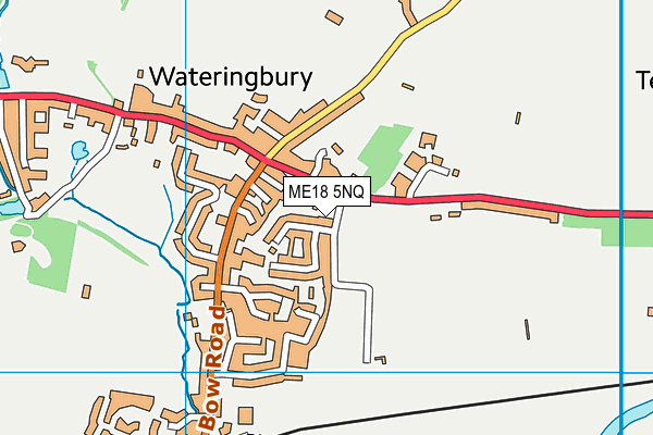 ME18 5NQ map - OS VectorMap District (Ordnance Survey) ME18 5NQ map - OS VectorMap District (Ordnance Survey)
