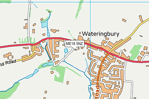 ME18 5NZ map - OS VectorMap District (Ordnance Survey) ME18 5NZ map - OS VectorMap District (Ordnance Survey)
