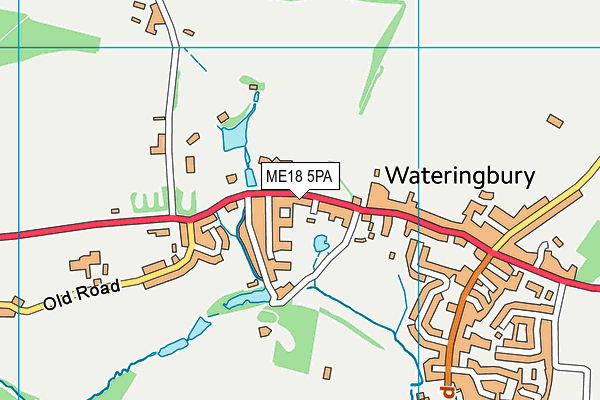 ME18 5PA map - OS VectorMap District (Ordnance Survey) ME18 5PA map - OS VectorMap District (Ordnance Survey)