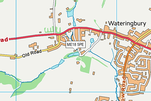ME18 5PE map - OS VectorMap District (Ordnance Survey) ME18 5PE map - OS VectorMap District (Ordnance Survey)
