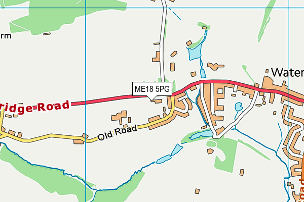 ME18 5PG map - OS VectorMap District (Ordnance Survey) ME18 5PG map - OS VectorMap District (Ordnance Survey)