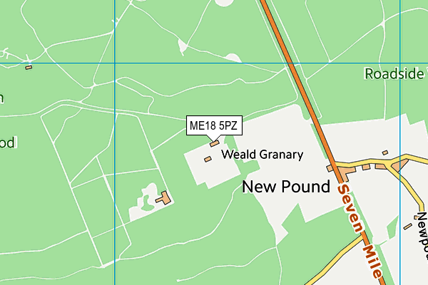 ME18 5PZ map - OS VectorMap District (Ordnance Survey) ME18 5PZ map - OS VectorMap District (Ordnance Survey)