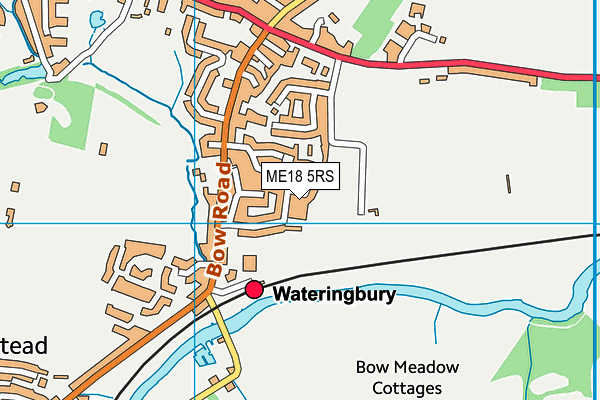 ME18 5RS map - OS VectorMap District (Ordnance Survey) ME18 5RS map - OS VectorMap District (Ordnance Survey)