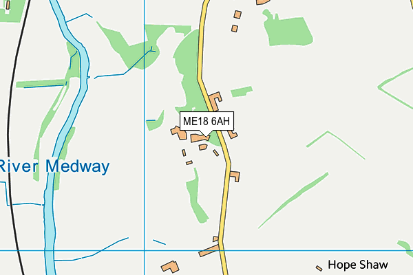 ME18 6AH map - OS VectorMap District (Ordnance Survey) ME18 6AH map - OS VectorMap District (Ordnance Survey)