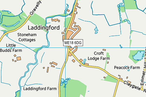 ME18 6DG map - OS VectorMap District (Ordnance Survey) ME18 6DG map - OS VectorMap District (Ordnance Survey)