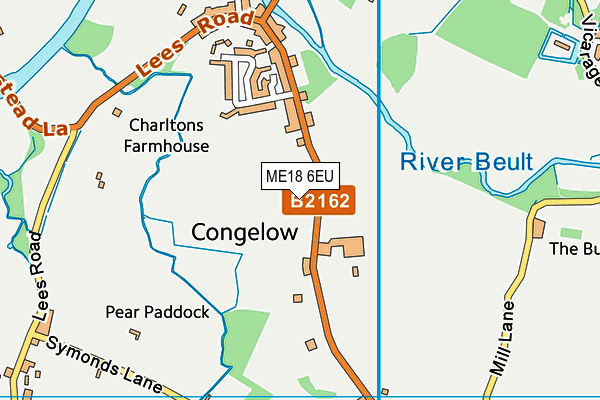 ME18 6EU map - OS VectorMap District (Ordnance Survey) ME18 6EU map - OS VectorMap District (Ordnance Survey)
