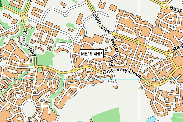 ME19 4HP map - OS VectorMap District (Ordnance Survey) ME19 4HP map - OS VectorMap District (Ordnance Survey)