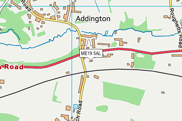 ME19 5AL map - OS VectorMap District (Ordnance Survey) ME19 5AL map - OS VectorMap District (Ordnance Survey)