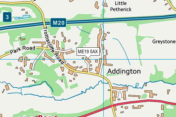ME19 5AX map - OS VectorMap District (Ordnance Survey) ME19 5AX map - OS VectorMap District (Ordnance Survey)