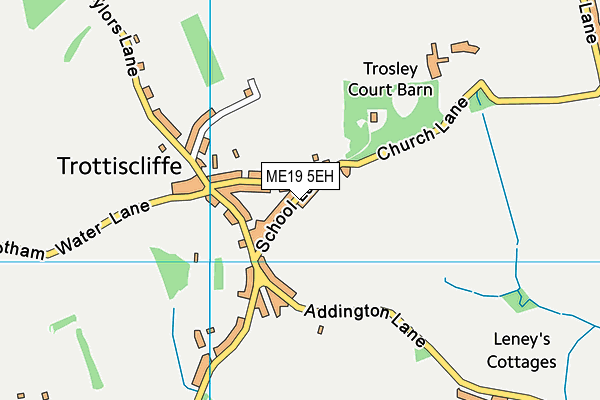 ME19 5EH map - OS VectorMap District (Ordnance Survey) ME19 5EH map - OS VectorMap District (Ordnance Survey)