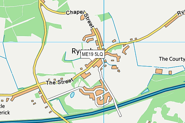 ME19 5LQ map - OS VectorMap District (Ordnance Survey) ME19 5LQ map - OS VectorMap District (Ordnance Survey)