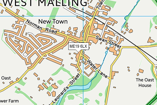 ME19 6LX map - OS VectorMap District (Ordnance Survey) ME19 6LX map - OS VectorMap District (Ordnance Survey)