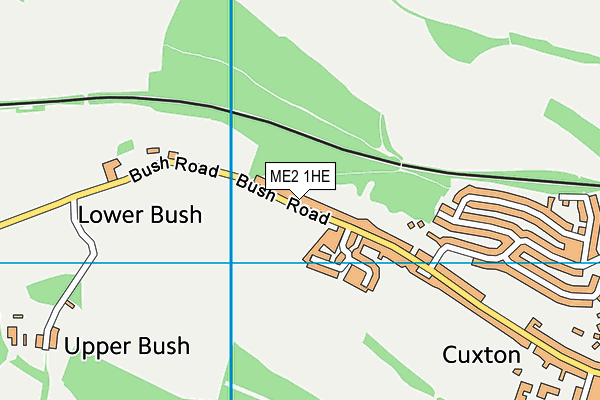 ME2 1HE map - OS VectorMap District (Ordnance Survey) ME2 1HE map - OS VectorMap District (Ordnance Survey)