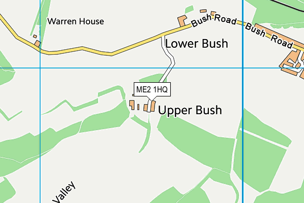 ME2 1HQ map - OS VectorMap District (Ordnance Survey)