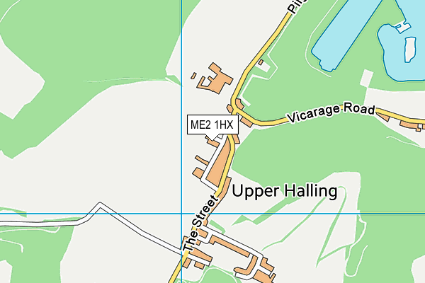 ME2 1HX map - OS VectorMap District (Ordnance Survey) ME2 1HX map - OS VectorMap District (Ordnance Survey)