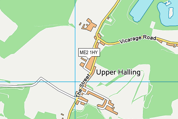 ME2 1HY map - OS VectorMap District (Ordnance Survey) ME2 1HY map - OS VectorMap District (Ordnance Survey)