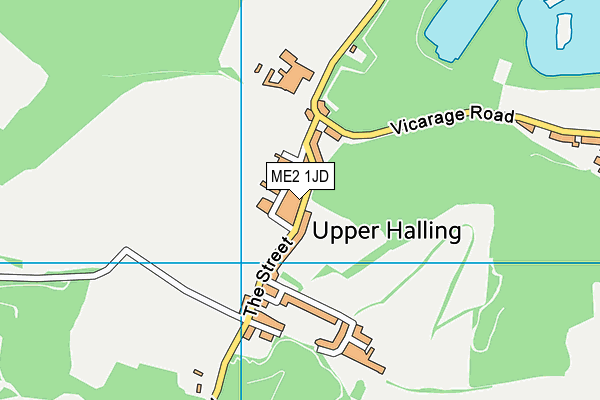 ME2 1JD map - OS VectorMap District (Ordnance Survey) ME2 1JD map - OS VectorMap District (Ordnance Survey)