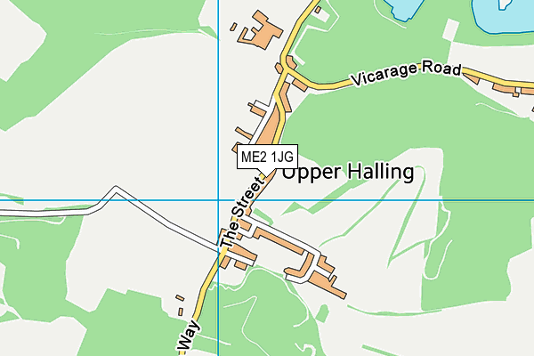 ME2 1JG map - OS VectorMap District (Ordnance Survey) ME2 1JG map - OS VectorMap District (Ordnance Survey)
