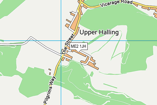 ME2 1JH map - OS VectorMap District (Ordnance Survey) ME2 1JH map - OS VectorMap District (Ordnance Survey)