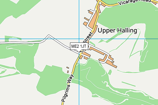ME2 1JT map - OS VectorMap District (Ordnance Survey) ME2 1JT map - OS VectorMap District (Ordnance Survey)