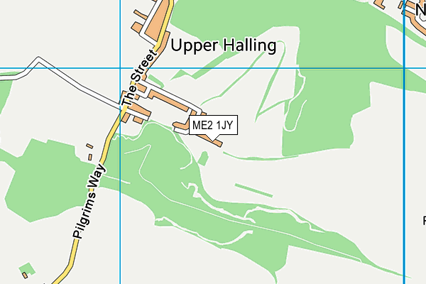 ME2 1JY map - OS VectorMap District (Ordnance Survey)
