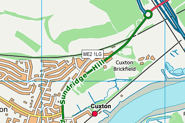 ME2 1LG map - OS VectorMap District (Ordnance Survey) ME2 1LG map - OS VectorMap District (Ordnance Survey)
