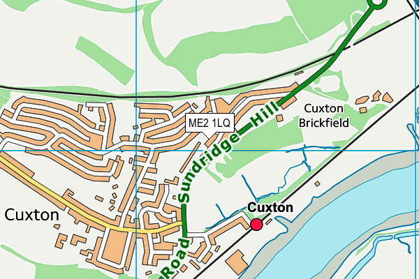 ME2 1LQ map - OS VectorMap District (Ordnance Survey) ME2 1LQ map - OS VectorMap District (Ordnance Survey)