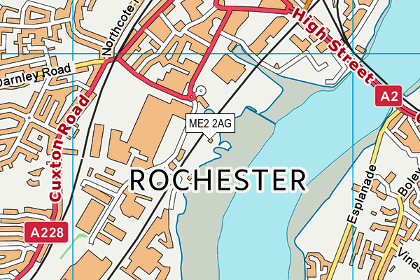 ME2 2AG map - OS VectorMap District (Ordnance Survey) ME2 2AG map - OS VectorMap District (Ordnance Survey)