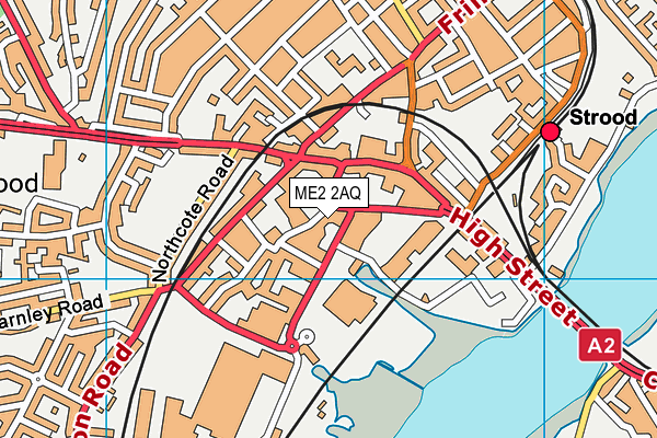 ME2 2AQ map - OS VectorMap District (Ordnance Survey) ME2 2AQ map - OS VectorMap District (Ordnance Survey)