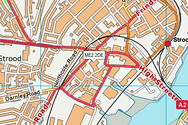 ME2 2DE map - OS VectorMap District (Ordnance Survey) ME2 2DE map - OS VectorMap District (Ordnance Survey)